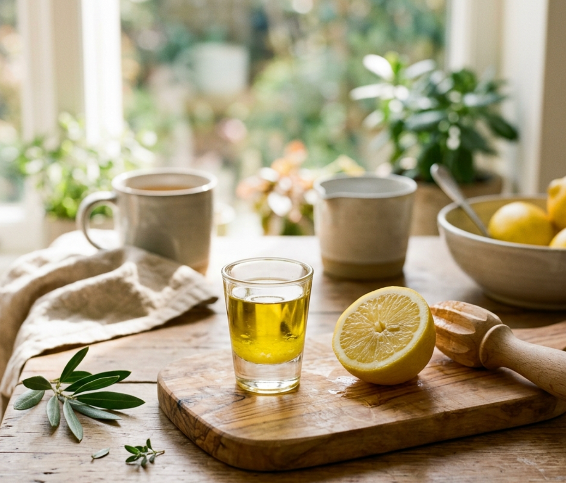 Sabah Ritüeli - Zeytinyağı&Limon Shot