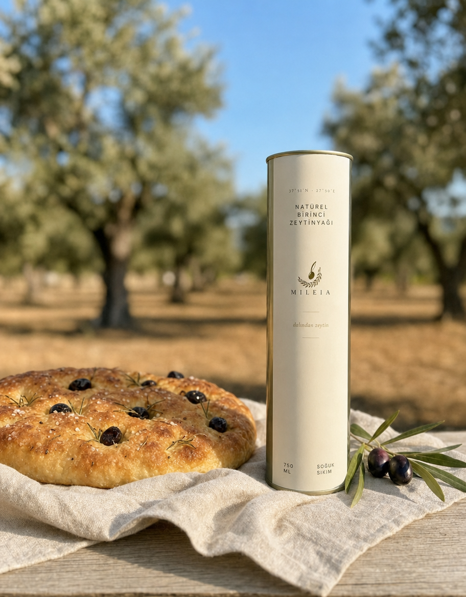 Mileia Zeytinyağı Focaccia ile
