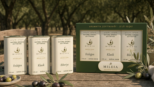 Mileia Aromatik Zeytinyağı Hediye Seti
